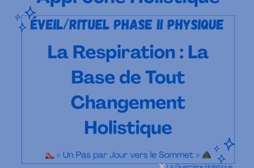 La Respiration : La Base de Tout Changement Holistique
