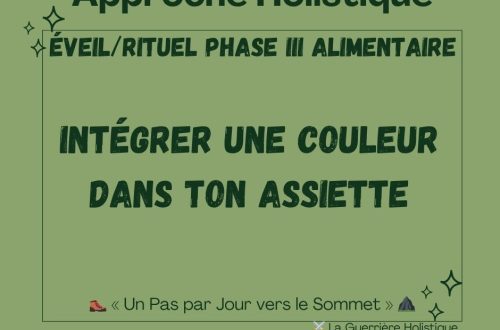 Intégrer une couleur dans ton assiette