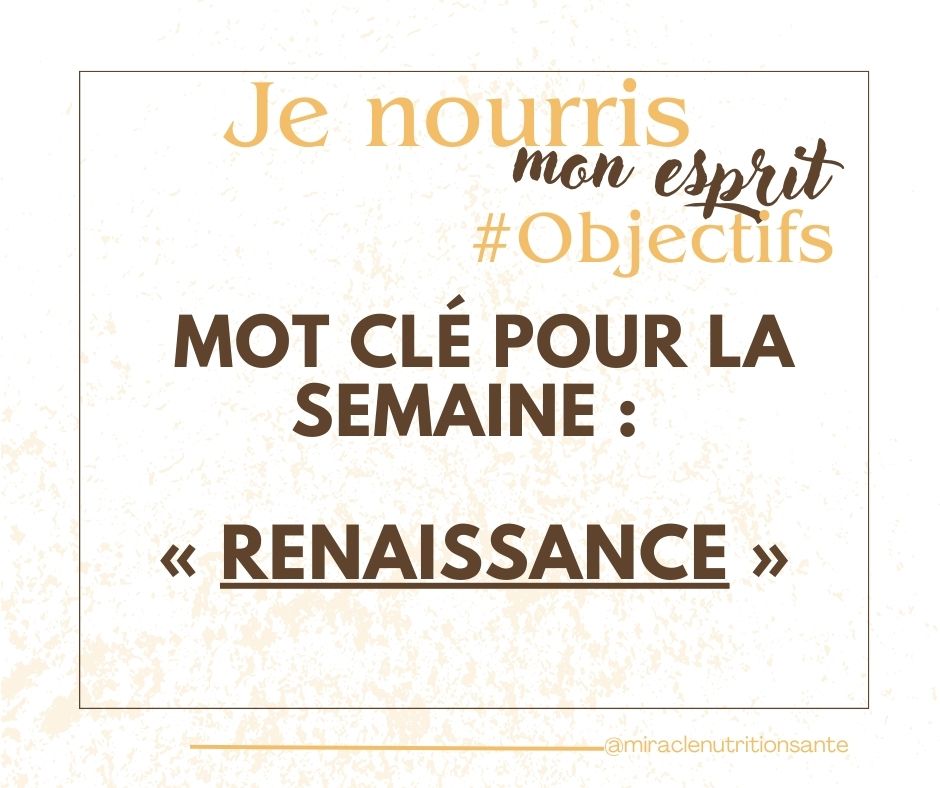 Mot-clé de la semaine : Renaissance