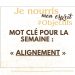 Mot-clé de la semaine : Alignement — une harmonie intérieure