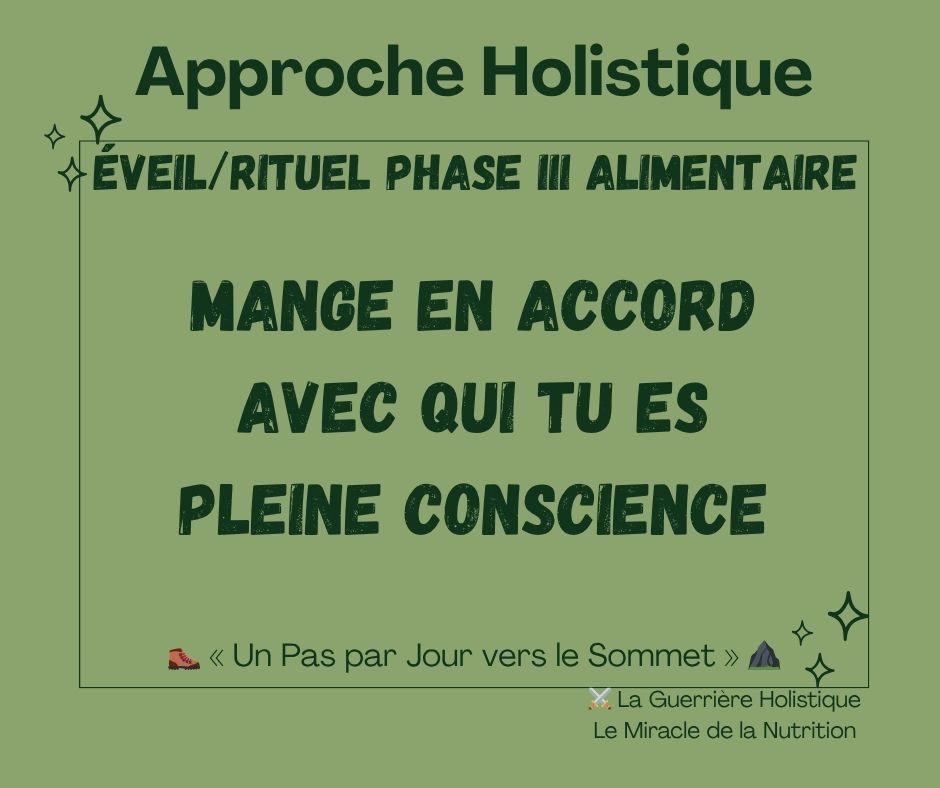Mange en accord avec qui tu es | Pleine conscience