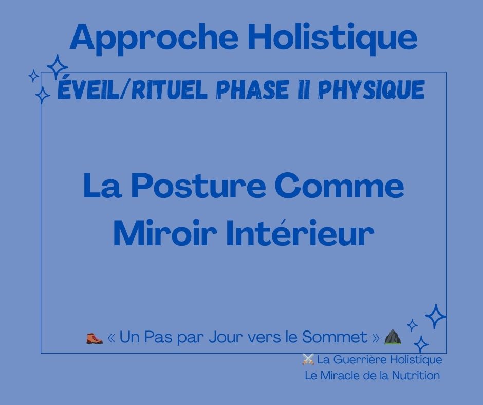 S’Aligner pour Rayonner – La Posture Comme Miroir Intérieur