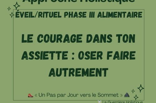 Le Courage dans ton Assiette : Oser faire autrement