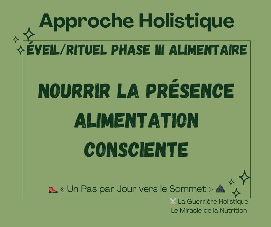 Nourrir la Présence | Alimentation consciente