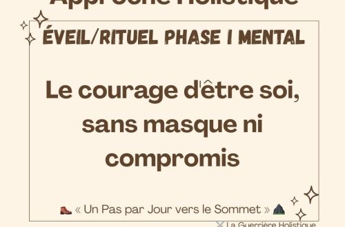 Le courage d'être soi, sans masque ni compromis